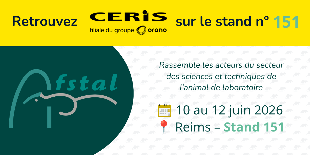Bannière du salon AFSTAL 2026 dédié à l'animal de laboratoire
