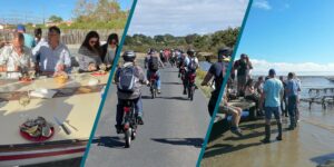 Photos de la journée Team Building 2026 : solex, littoral et dégustation